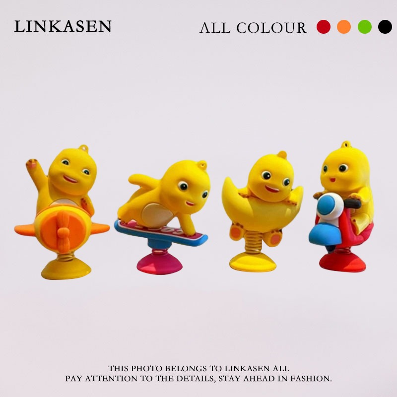 小奶龙可爱手工摆件装饰新款办公文化工位电脑桌卡通解压公仔萌粒