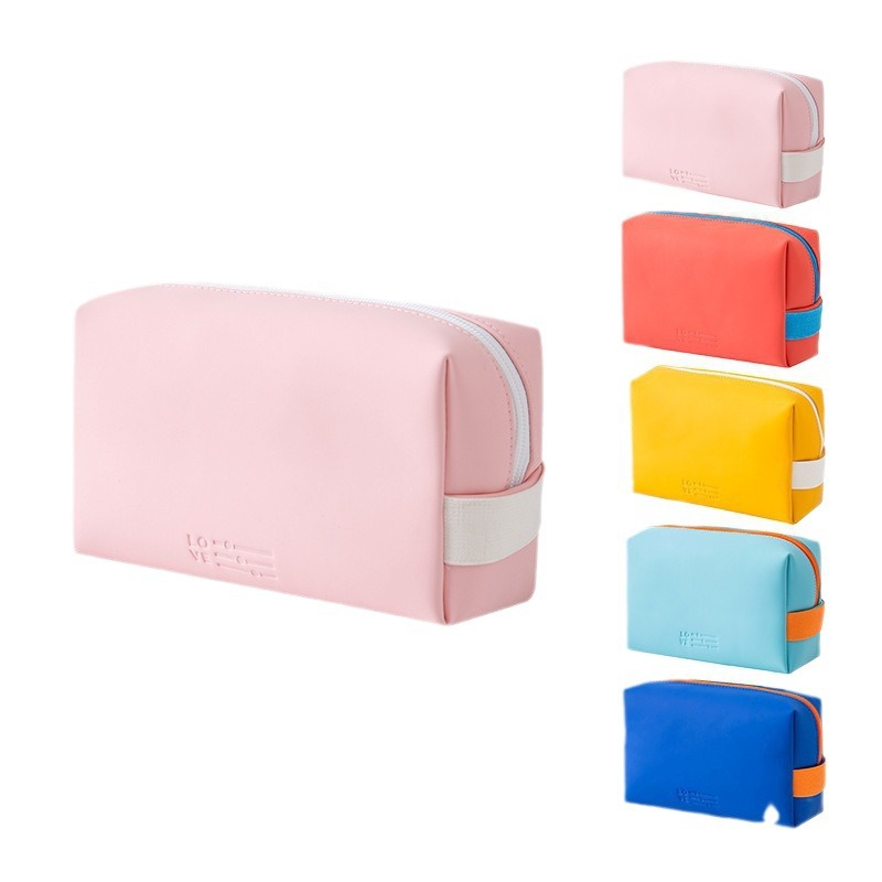 The new cross-border leather small square bag has a large capacity and a high-end feel. It's a makeup storage bag and a women's evening bag. Just carry the bag together Item Picture