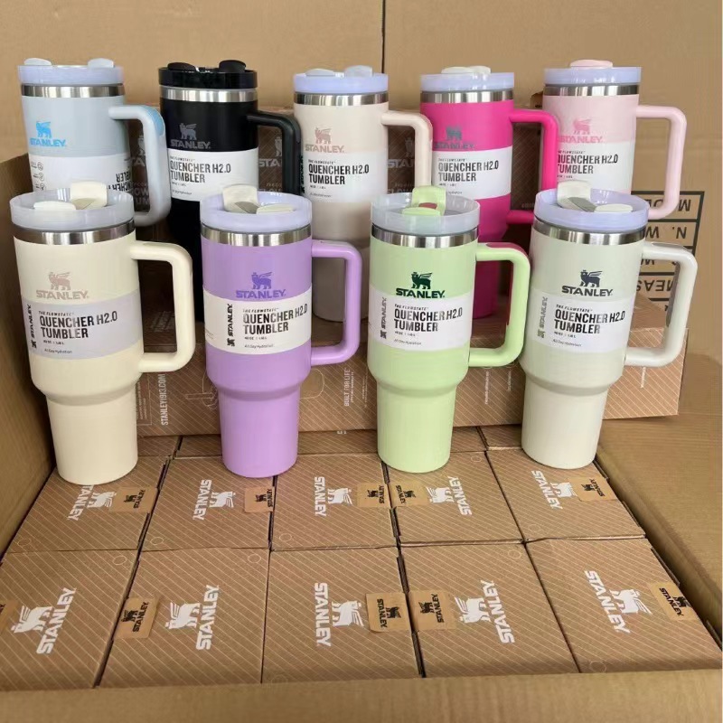 新款亚马逊ebay现货史丹利stanley2代40oz不锈钢汽车杯车载保温杯