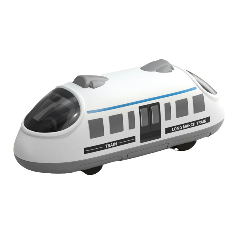 New children's fun double reciprocating high-speed train toy cartoon bullet train model reciprocating car toy street stall batch Item Picture