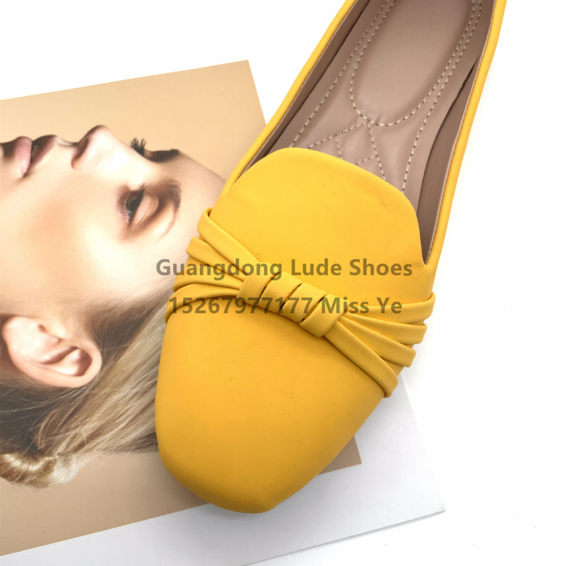 2022 New Casual Single Shoes Women Fashion All Comfortable Flat Shoes Guangzhou Women's Shoes Craft Shoes Single Shoes Women details Picture