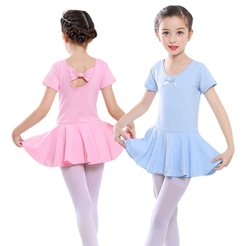 Dance costumes, girls' ballet skirts, children's dance costumes, long-sleeved dance costumes for autumn and summer, ethnic grade examination gymnastics costumes Item Picture