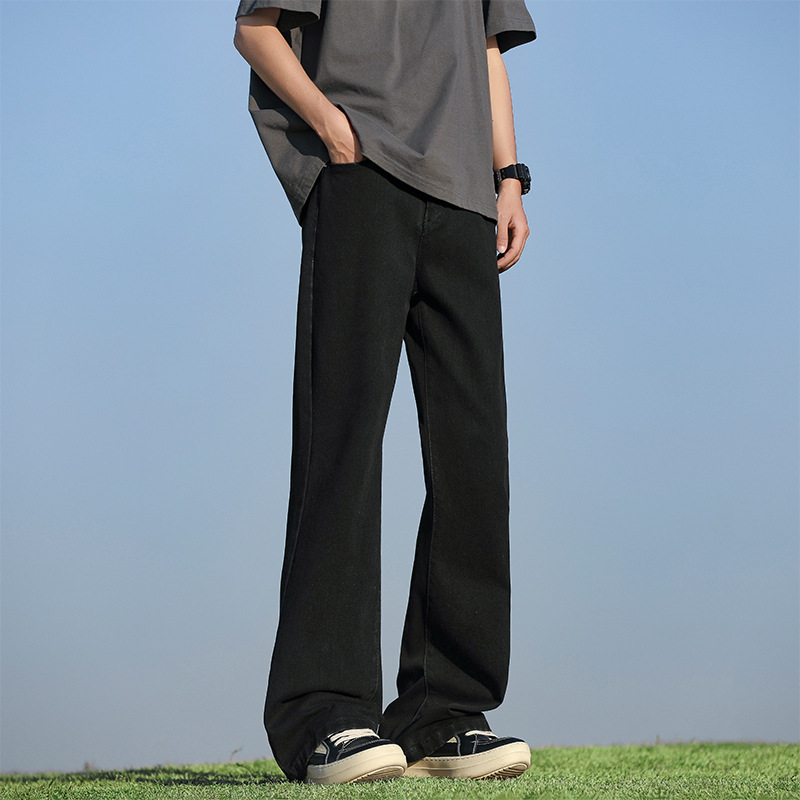 牛仔裤/裤子男士宽松休闲/牛仔短裤男士宽松休闲/牛仔裤男士修身休闲/阔腿牛仔裤男细节图