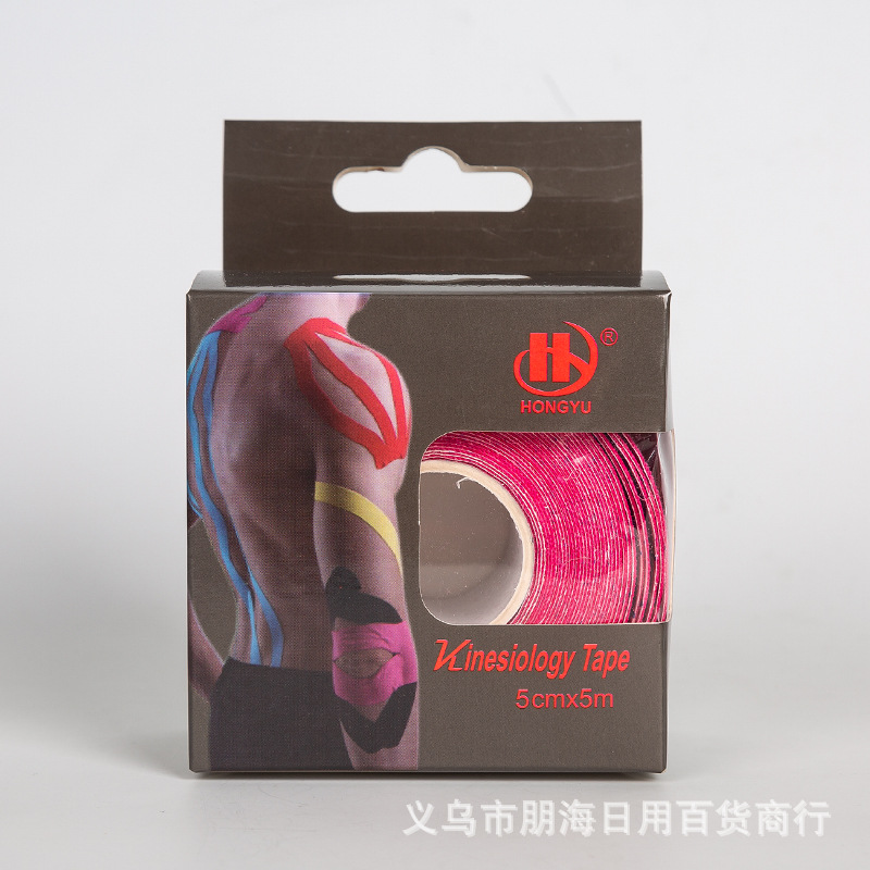 Hy201402 Intramuscular Stick 5Cm*5M Sports Tape To Protect Muscles 6 Colors Mixed Factory Direct Sales