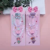 Children's jewelry necklaces, bracelets, rings, ear clips, bubble blowing girls, princess jewelry sets, fashionable details Picture