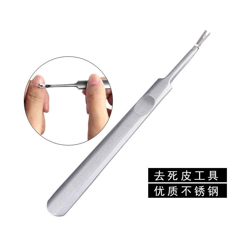 Stainless steel metal nail tools, nail edge trimming, keratin pushing, and multiple types of pushing chisels full figure
