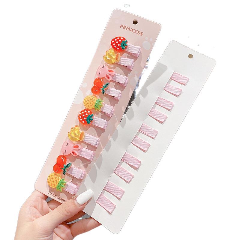 New children's and baby hair clips that don't damage hair, cute baby duckbill hair clips, bangs side hair clips, girls Item Picture