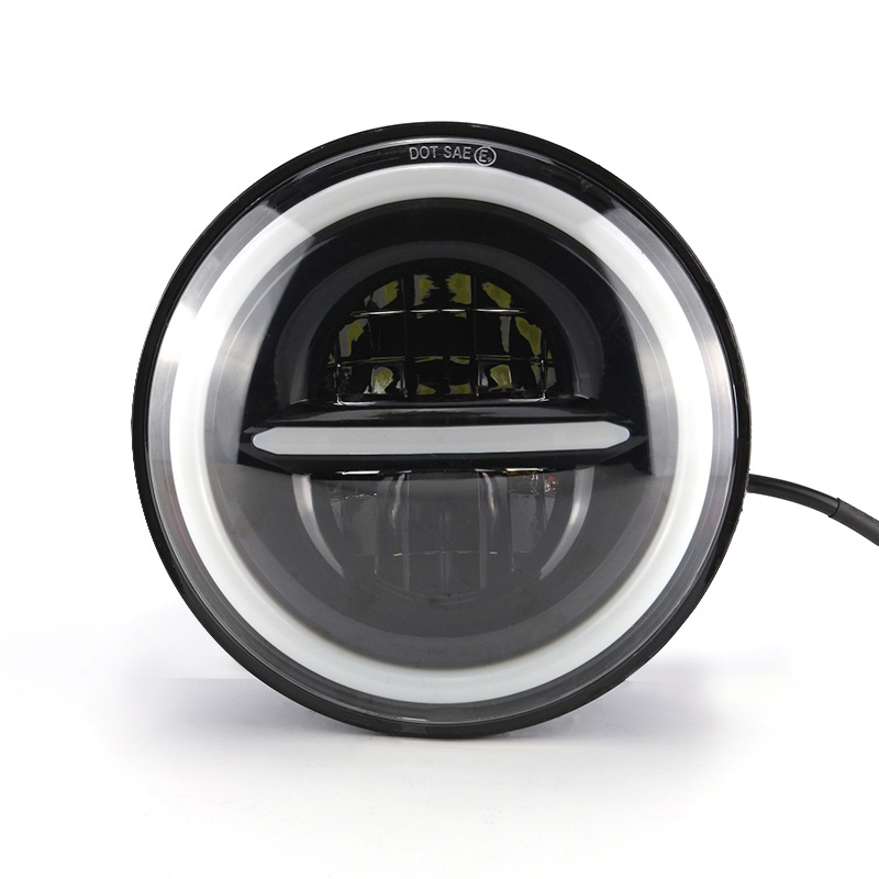 Car Led Headlights 7 Inch Wrangler Headlights Harley Motorcycle Led Headlights Car Off-Road Vehicle Bulb Modification Item Picture