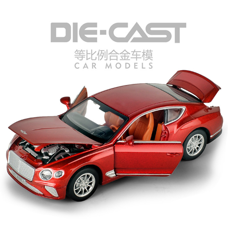 Continental Bentley alloy car model 1:22, car model ornament, birthday gift, model toy collection Limited edition Item Picture