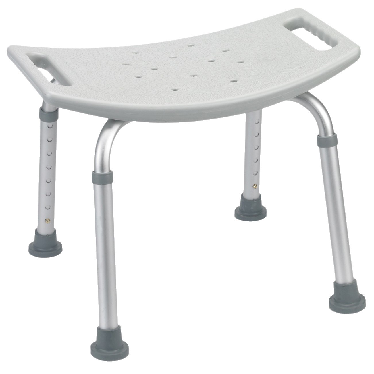 Anti-slip aluminum alloy bath chair for the elderly, adjustable height bath stool for the disabled, specially provided for foreign trade Item Picture
