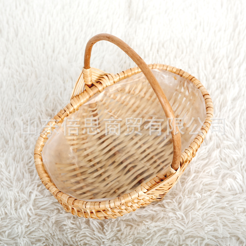 Handicrafts, plant handicrafts, woven flower baskets, willow weaving baskets, decorative plates, handcrafted gifts, willow weaving baskets Application Scenario
