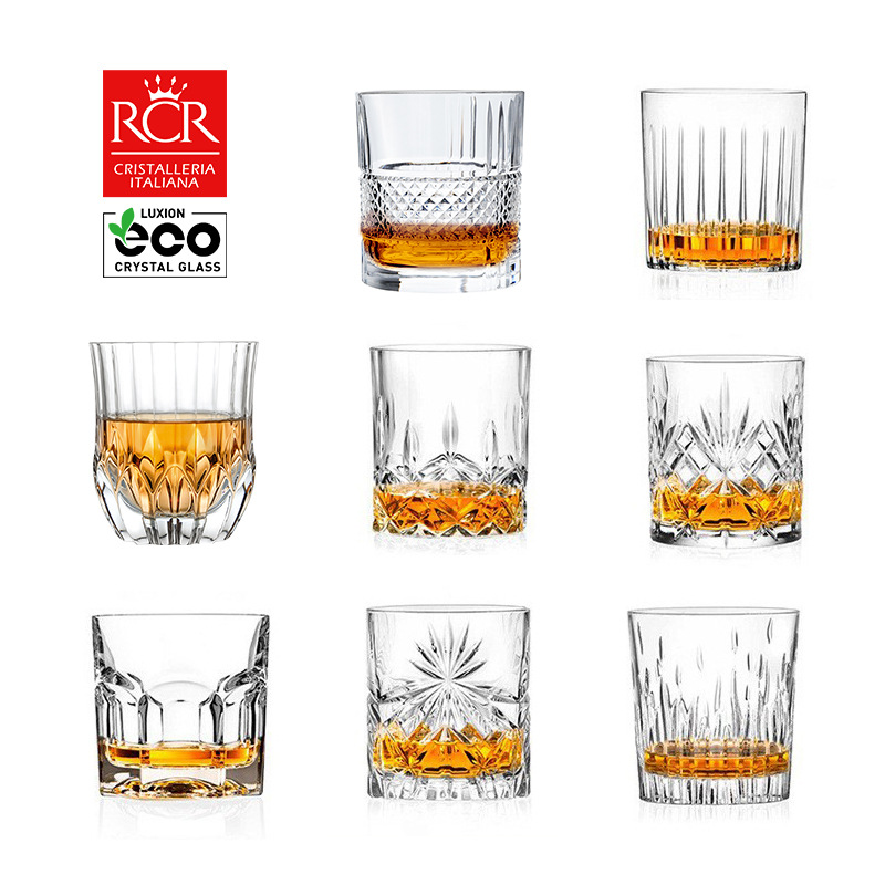 Italian Imported Whiskey Glass Rcr Crystal Glass Glass Wine Glass Whiskey Glass Beer Glass Item Picture