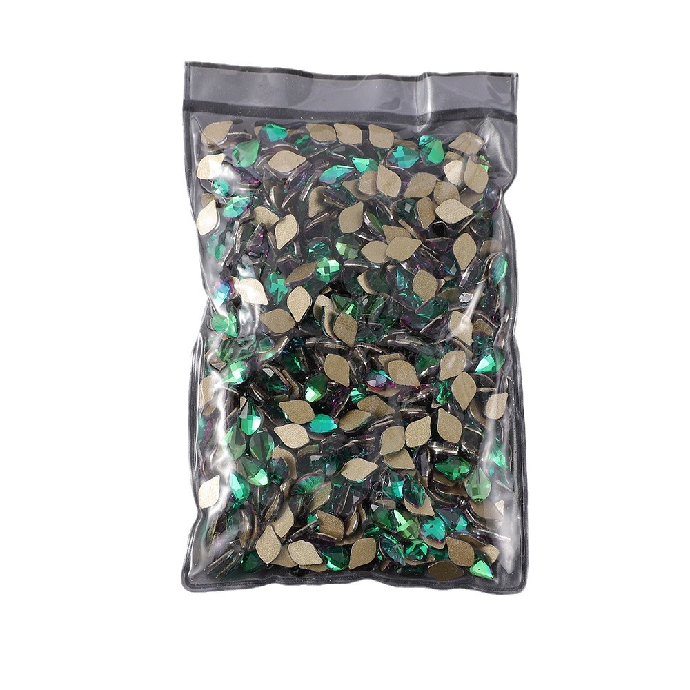 Self-owned brand exquisite irregular-shaped AB flat-bottomed water diamond DIY nail art accessories, phone cases, hairpin decorations, water diamond brand new model Z300 1 Item Picture