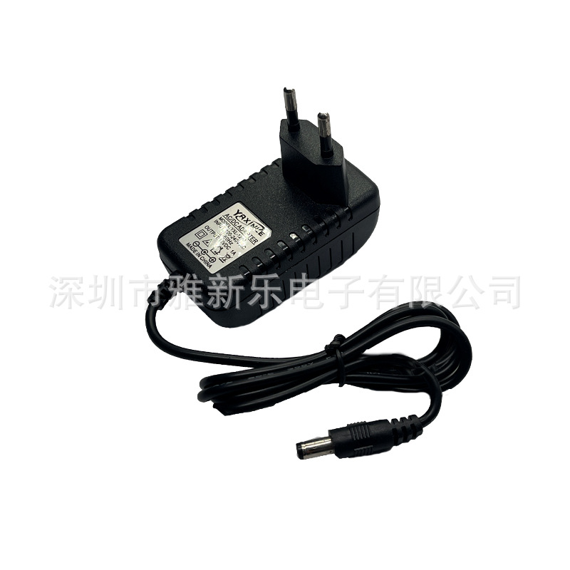 Wholesale 12V1A pie adaptador de energía luz cat led banda de luz monitor router set top box interruptor de alimentación 12W details Picture