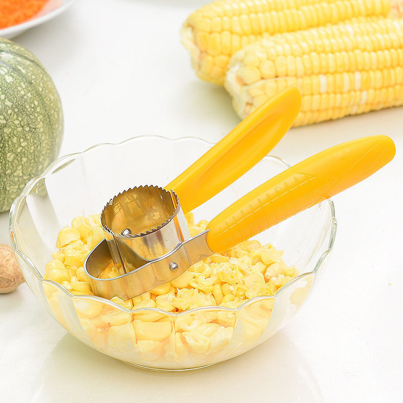 Wholesale stainless steel corn kernel peeling and cutting tools and kitchen small tools from the manufacturer Specification image