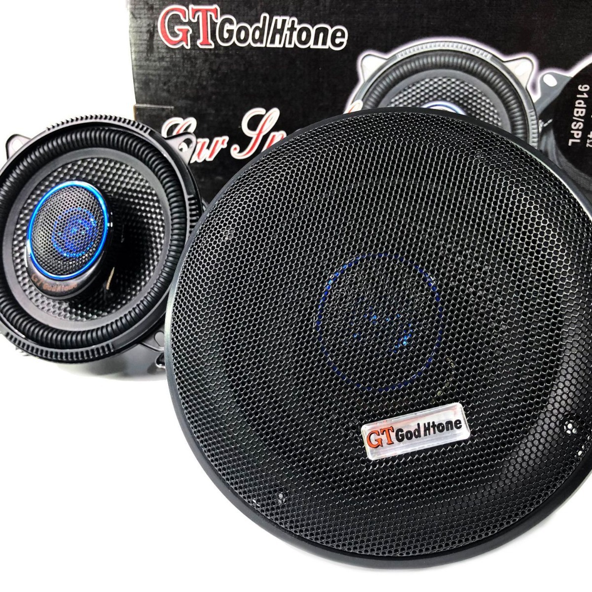 Car coaxial speakers, 5-inch car speakers, wholesale car supplies, audio full-frequency band speakers, car speakers details Picture