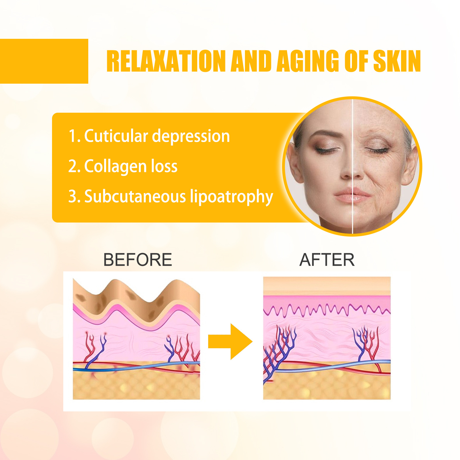 Jaysuing Collagen Smile Line Patch Facial Smile Line Lifts And Tightens Skin To Lighten And Smooth Wrinkles Application Scenario