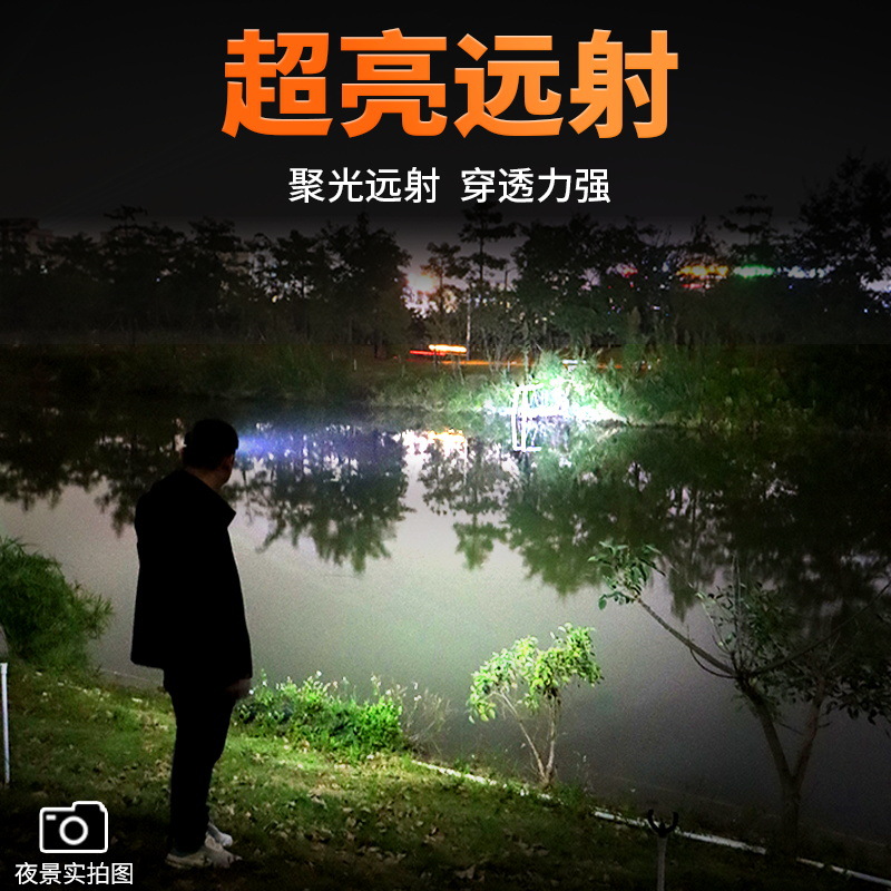 头灯、头戴式电筒实物图