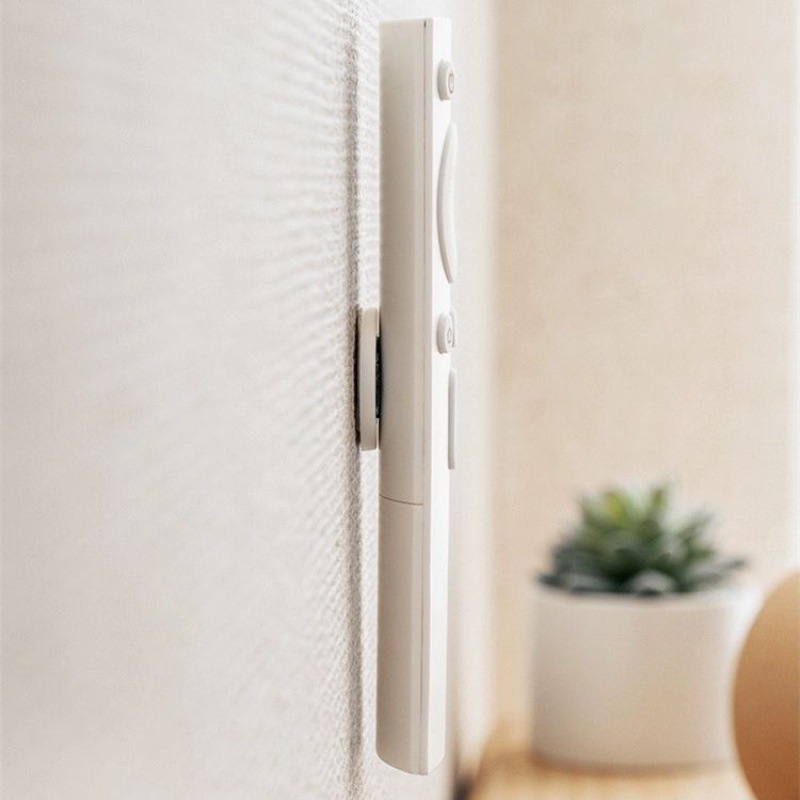Remote control storage wall-mounted magnetic wall-mounted router, home air conditioner power strip storage device without drilling holes or leaving marks Specification image