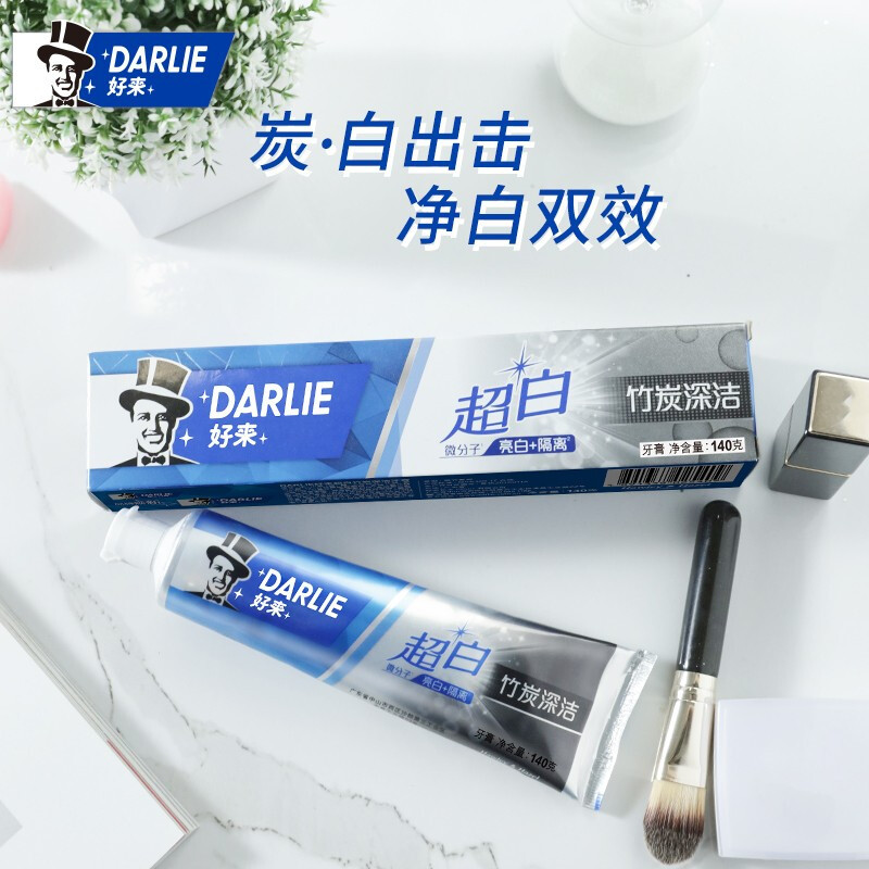 Darlie Holai (Original Black) Toothpaste Tea Bihealth Series 90G/140/190/225/80 Specification drawing
