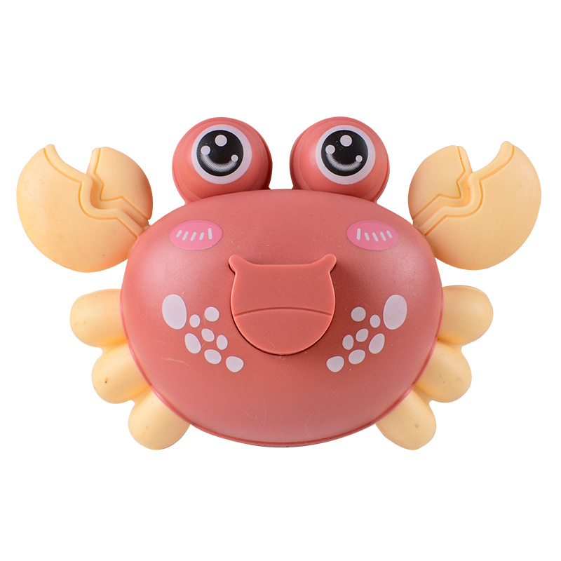 Street stall wholesale press spring little crab baby crawling toys, running and educational baby cartoon little animals Item Picture
