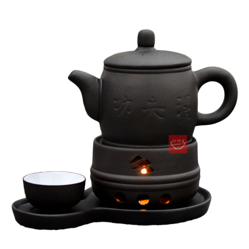 Retro Ceramic Tableware Manufacturers Direct Sales Chinese Restaurant Seahorse Cordyceps Kung Fu Soup Stew Bowl Heat Preservation Teapot Clay Specification drawing
