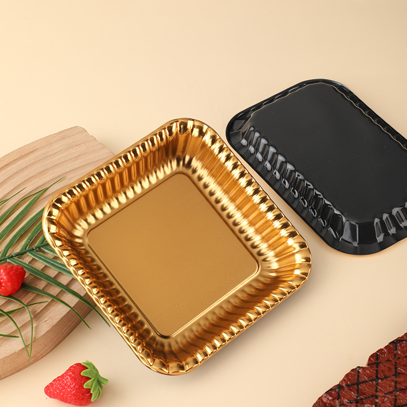 The manufacturer produces flat-bottomed, thickened square fruit packaging boxes, plastic fresh produce trays and golden trays Specification image
