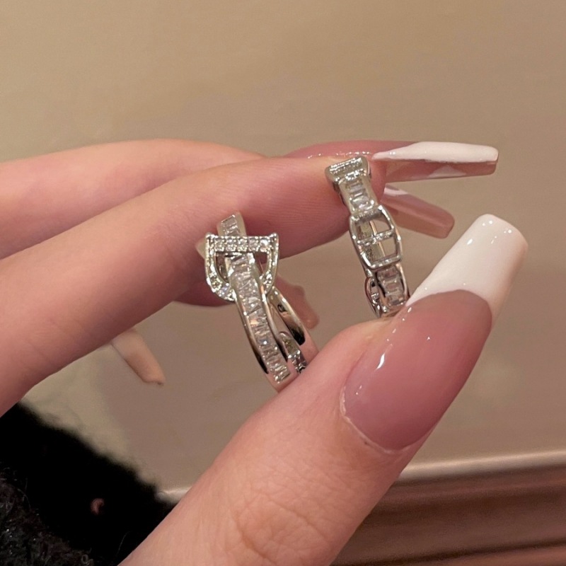 戒指/不锈钢戒指/防玉戒指/银戒指女个性/合金戒指白底实物图