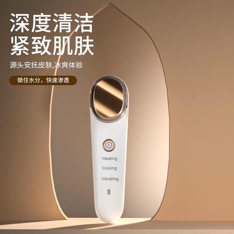 家用冷热导入仪新款手持式美容仪卸妆导出仪精华水乳液导入嫩肤仪详情图1