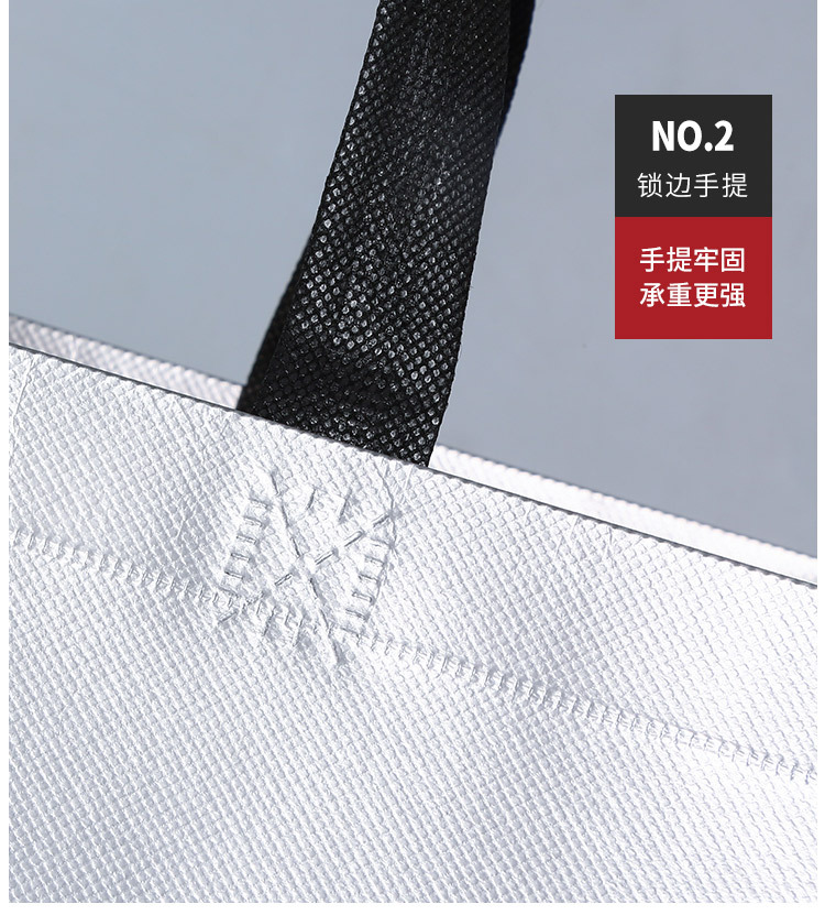 Non-Woven Bag Custom Laminated Shopping Bag Printing Advanced Advertising Bag Custom Printing Logo Handbag Customization Specification drawing