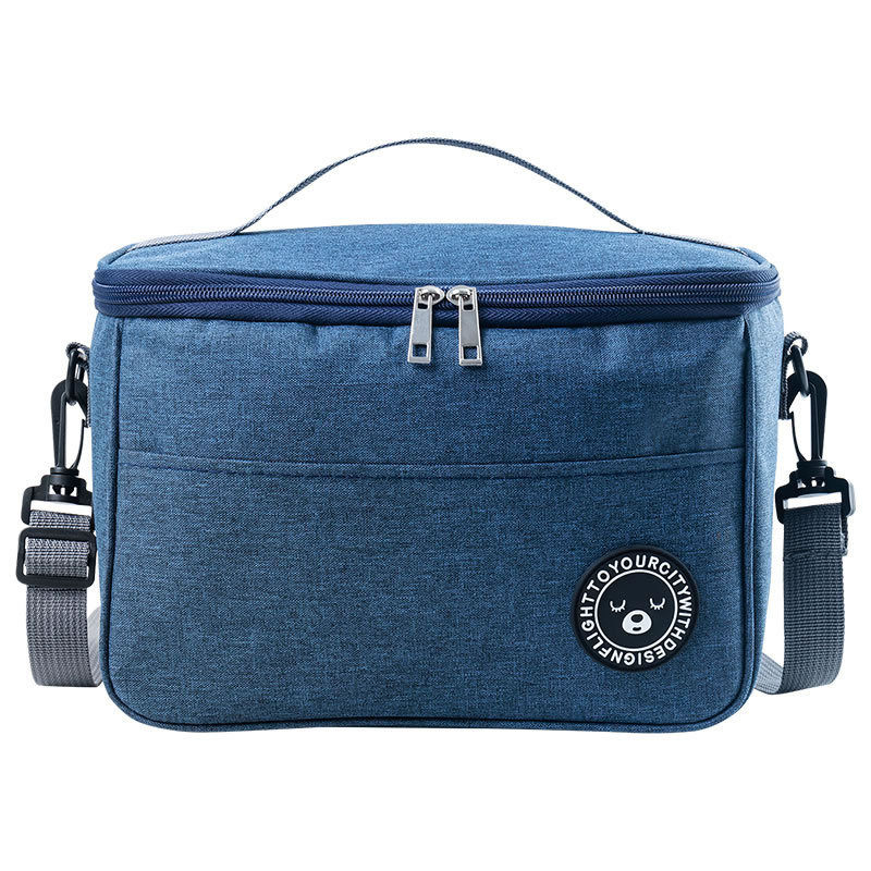 New Amazon lunch bags, Oxford cloth insulated bags, lunch bags, bento bags, outdoor picnic bags, ice packs, single-shoulder lunch bags Item Picture