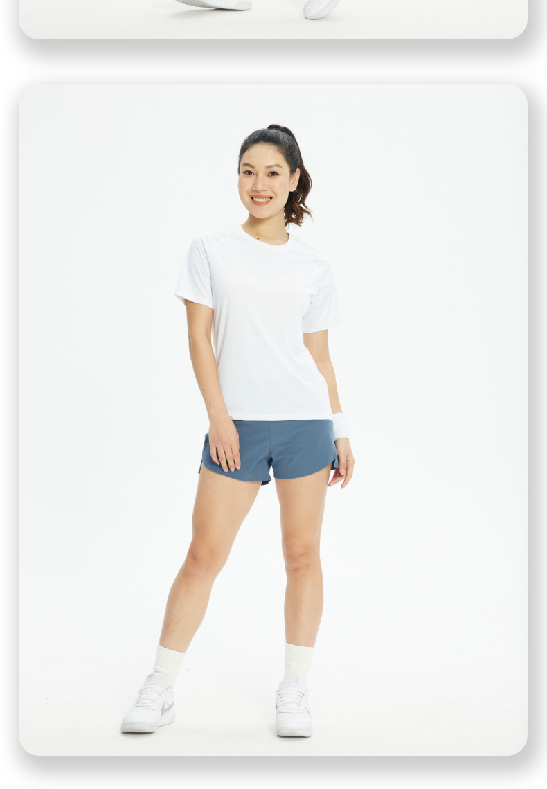 夏日酒店休闲运动速干衣定做工作服印logo抗菌圆领T恤定制文化衫详情15