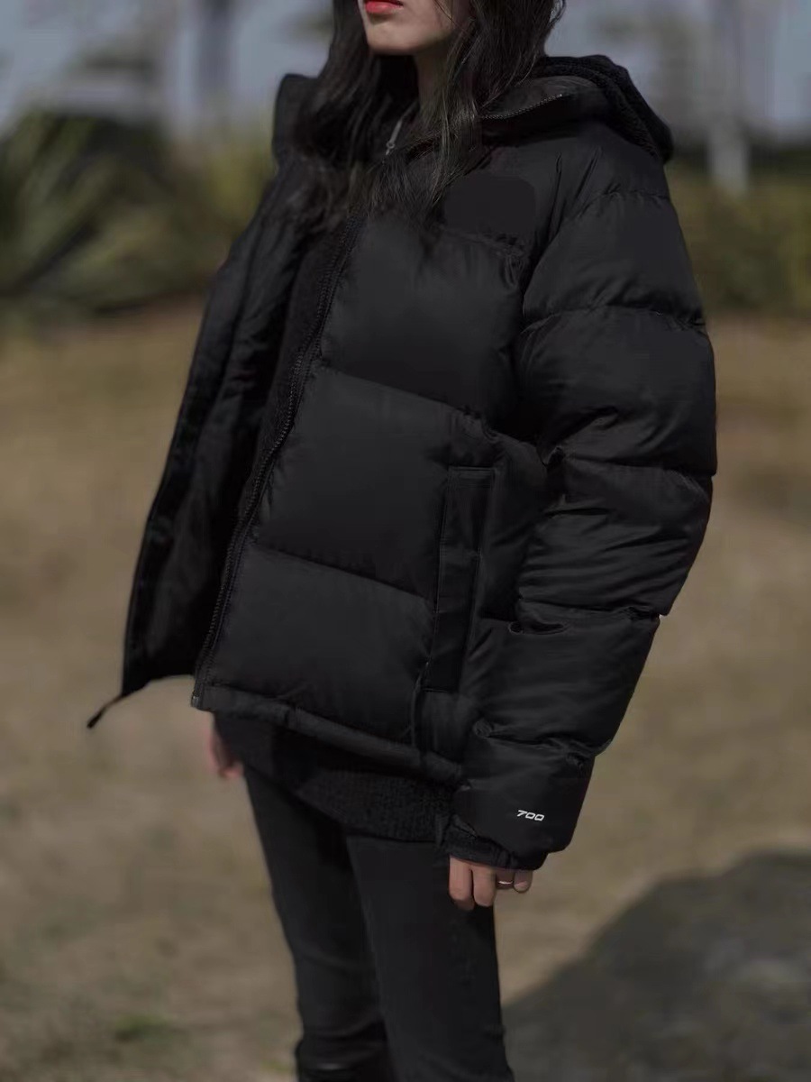 En stock north face TNF1996 abajo chaqueta con capucha mujer pato blanco para abajo 350g relleno para abajo 90 EE.UU. 700 bordado details Picture