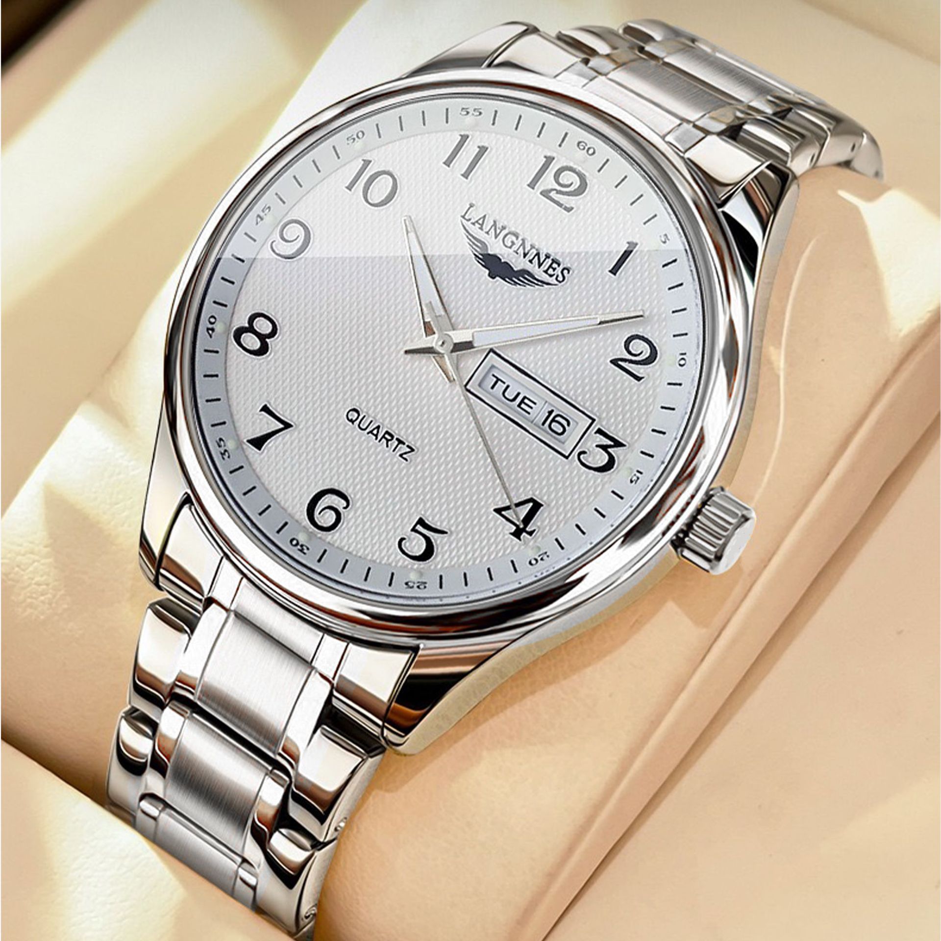 手表/日内瓦手表/金银色手表/手表男士2020休闲/速卖通水鬼表产品图