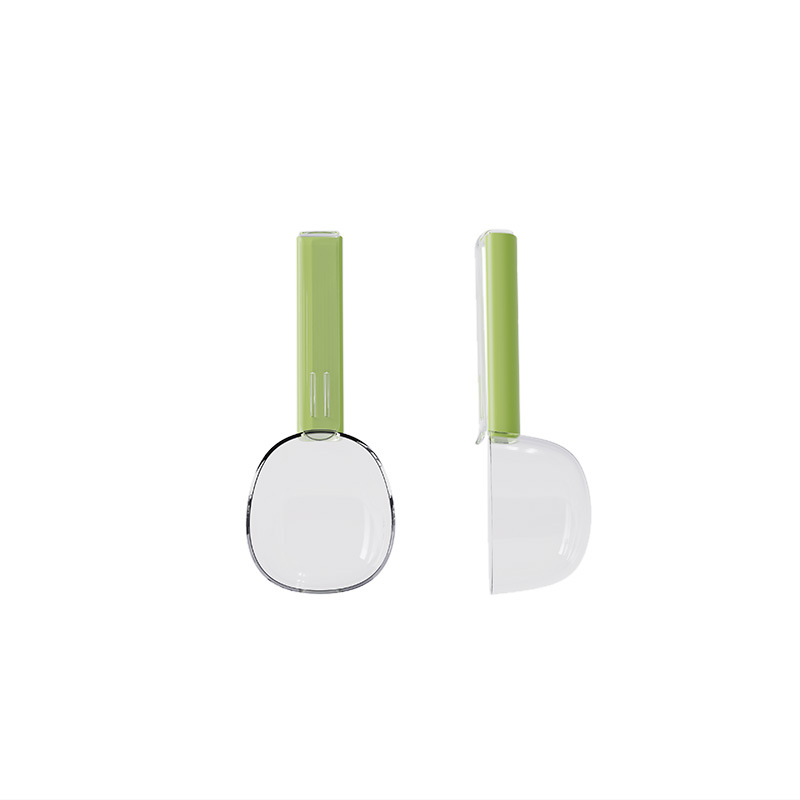 多巴胺米勺带封口夹厨房五谷杂粮勺子挖面勺舀米勺宠物猫粮勺详情图5