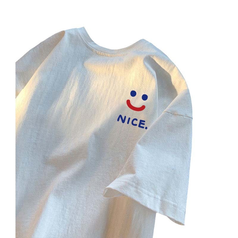 Summer Women's Cotton Short Sleeve T-Shirt Women 2024 New White With Simple Wind Loose Half Sleeve Top Ins Trend Item Picture