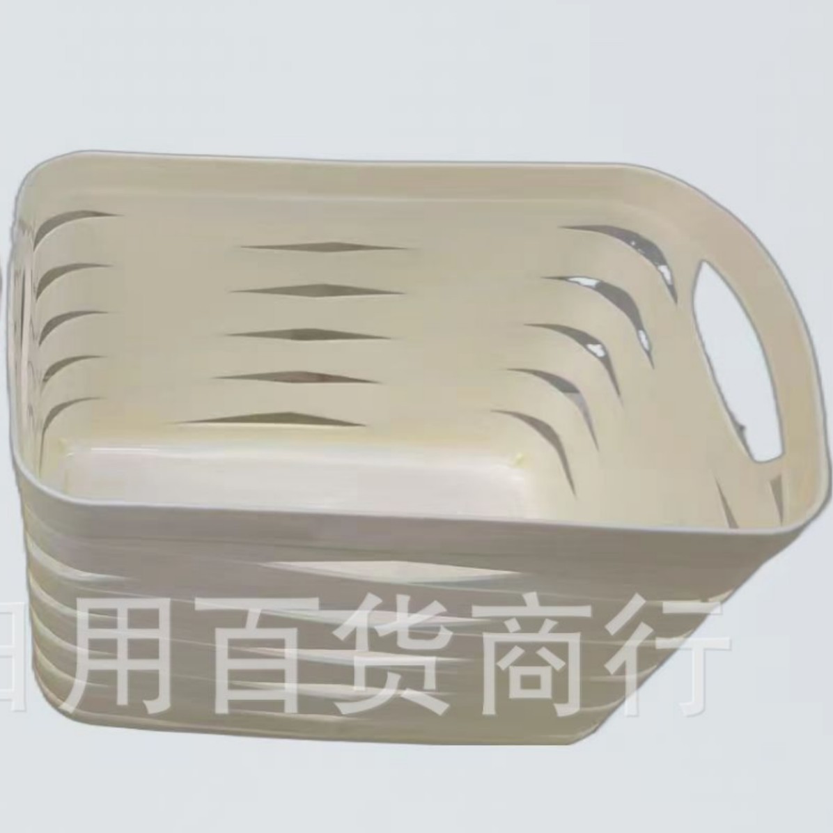 Wholesale new rectangular storage baskets, uncovered desktop sundries storage boxes, bathroom cosmetics storage baskets full figure