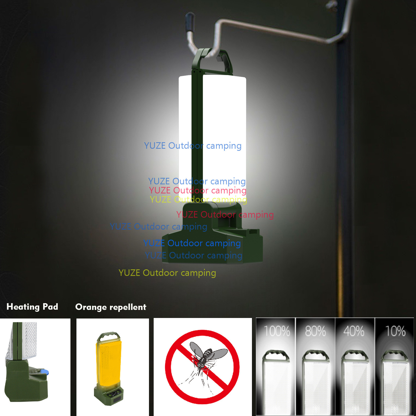 Cross-border exclusive solar camping light strip mosquito repellent emergency power supply function Application Scenario