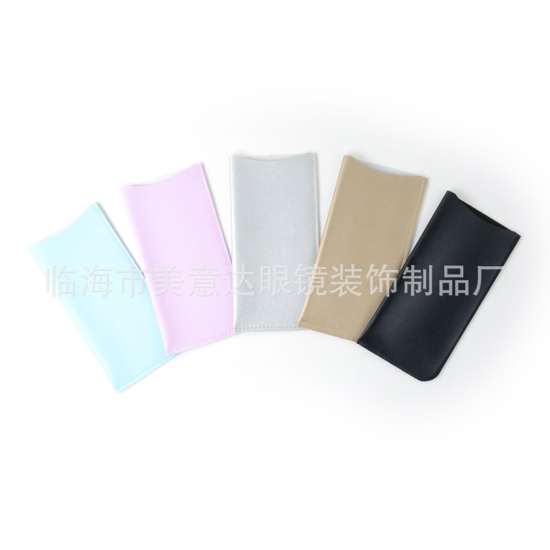 眼镜袋/眼镜套/太阳眼镜袋白底实物图