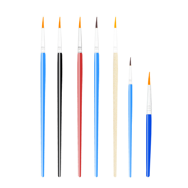 画笔/儿童脸部彩绘/水彩笔套装/石膏娃娃/亚克力小棒产品图