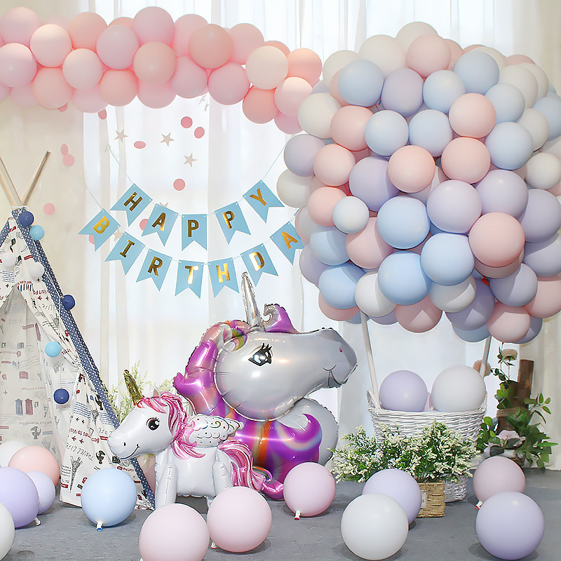 12-inch 2.8-inch macaron balloons, birthday party balloons, wedding decoration, 10-inch 2.2-gram latex balloons details Picture