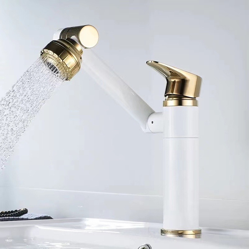 Universal Faucet Can Rotate Water Nozzle Wash Basin Fortune Cat Gun Gray Hot And Cold Water Bathroom Toilet Specification drawing
