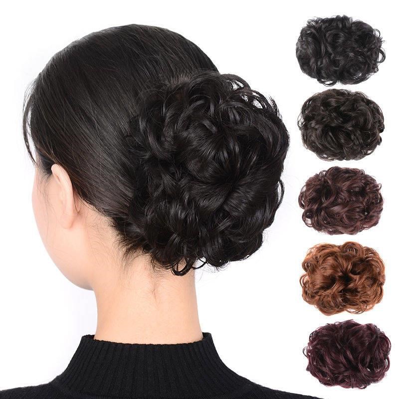 Xuchang wig clips, curling curls, fluffy wigs, bun hair clips, lazy person clips, false hair bags, updo, ponytail Specification image