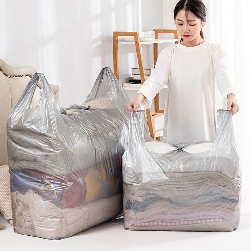 One-piece consignment service for moving luggage bags, plastic bags, extra-large silver-gray moving bags, storage bags and handbags Application Scenario