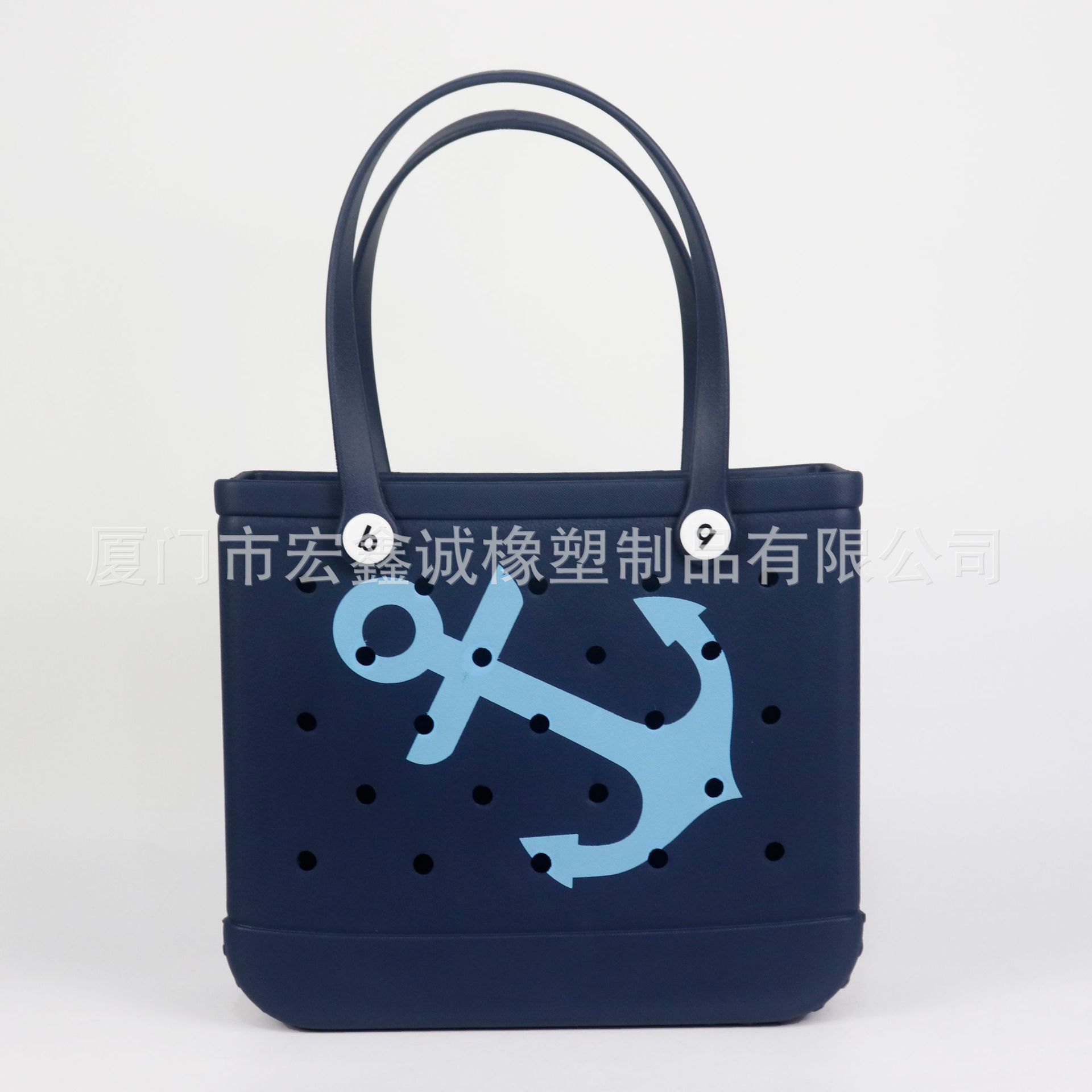 New small-sized waterproof storage hand-held basket pet hole bag printed fashionable travel eva beach bag for ladies Application Scenario