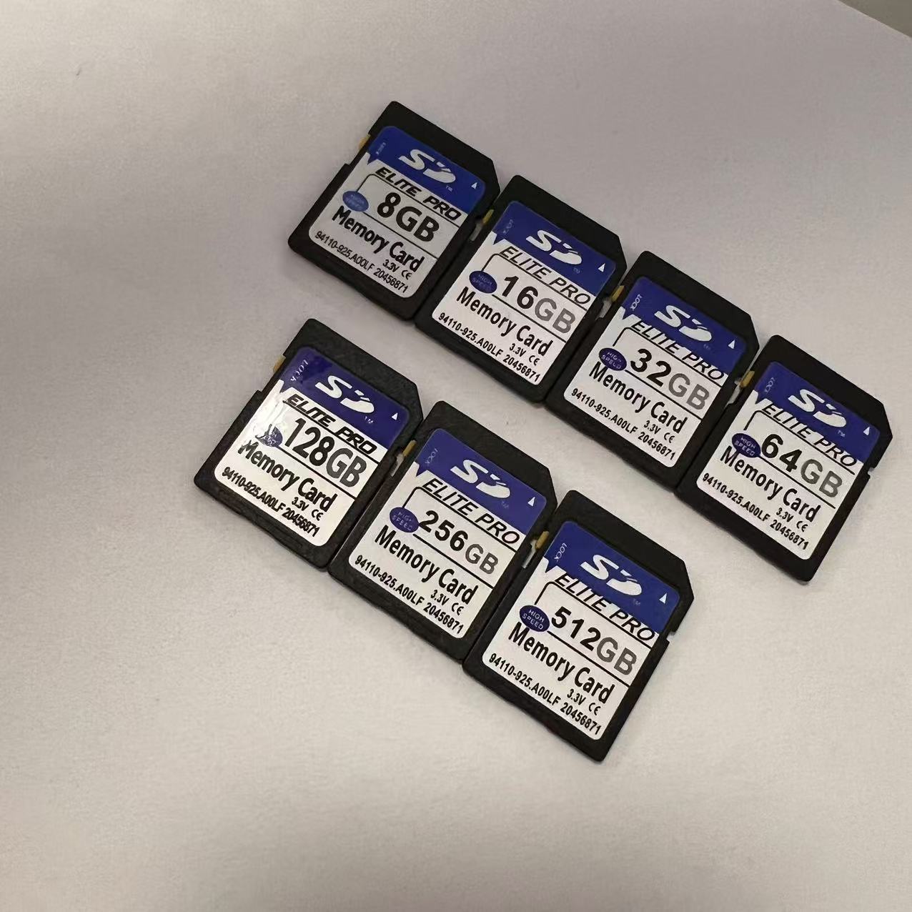Factory wholesale of 8gb large SD camera cards, 128gb high-speed video cameras, single-lens reflex digital memory cards, and car SD cards details Picture