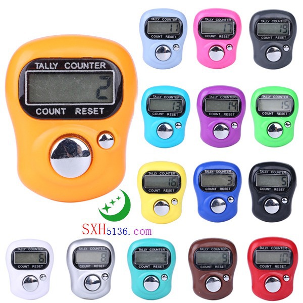 Manufacturers Direct Finger Mini Electronic Hand Press Digital Display Manual Count Customer Charging Ring Read Count Ring Count details Picture