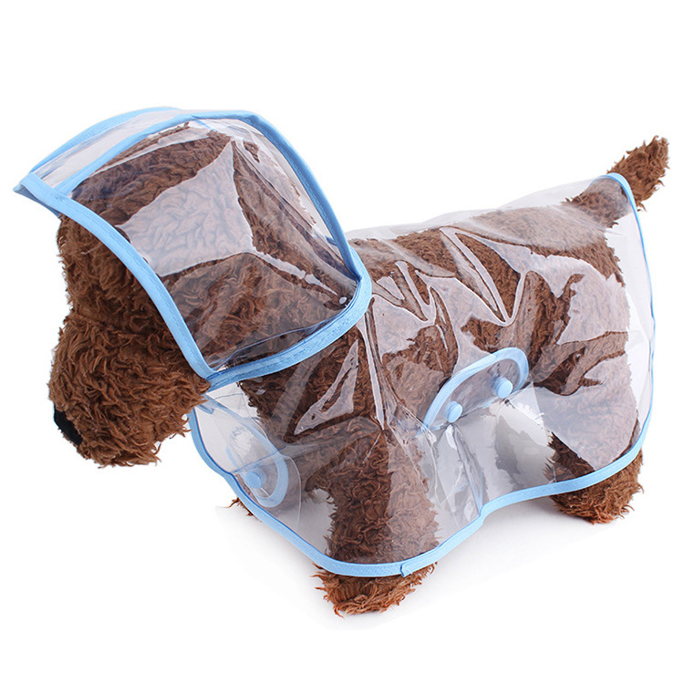 宠物雨衣新款透明塑料时尚雨披高品质雨天外出狗狗雨衣宠物用品图