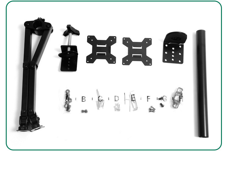 Dual-screen and multi-screen monitor stands, telescopic hanging brackets, mobile TV stands, cross-border factory direct sales pic 26