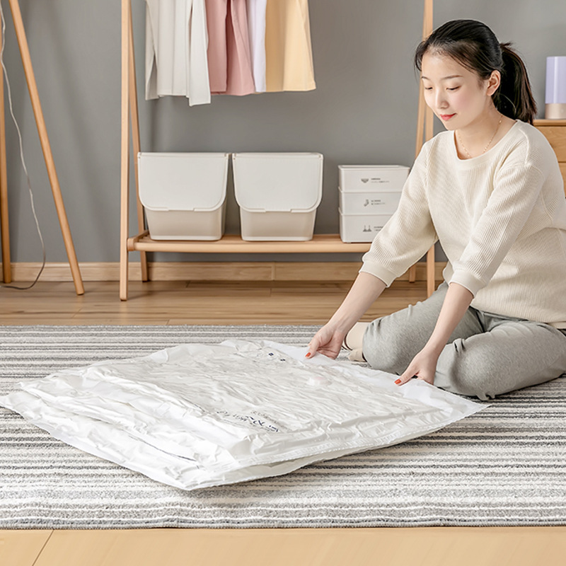 Vacuum Compression Bag Storage Bag Large Quilts Clothing Organizer Bag Household Clothes, Bedding And Quilts Vacuumed Bag Application Scenario